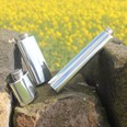1oz Plain Small Pewter Purse Flask