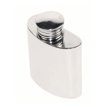 1oz Plain Small Pewter Purse Flask