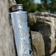 2oz Butterfly Pewter Purse Flask