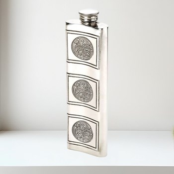 3oz Kells Pewter Purse Flask