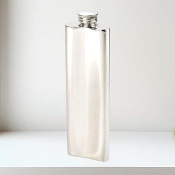 3oz Plain Pewter Purse Flask