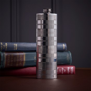 Tartan 3oz Pewter Purse Flask Tartan 3oz Pewter Purse Flask