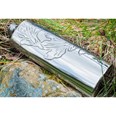 Acanthus Pattern Pewter Purse Flask