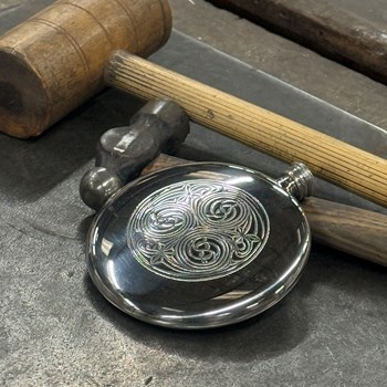 4oz Kells Pewter Sporran Flask