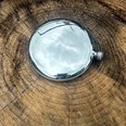4oz Round Pewter Sporran Flask