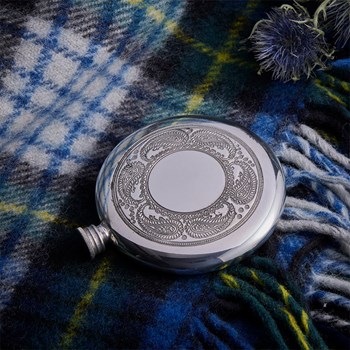 Paisley Pewter Sporran Flask