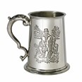 Shooting Scene One Pint Pewter Tankard