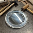 Medium Polished Finish Pewter Plate