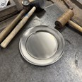 Medium Antique Finish Pewter Plate Medium Antique Finish Pewter Plate