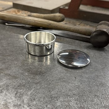 Medium Celtic Pewter Trinket Box