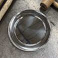 Large Polished Finish Pewter Plate