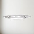 Large Polished Finish Pewter Plate