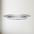 Large Antique Finish Pewter Plate