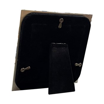 Small Medieval Antique Finish Cast Pewter 4"X4" Picture Frame