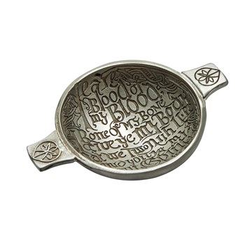 Blood of my Blood 2.5" Cast Pewter Quaich Blood of my Blood 2.5" Cast Pewter Quaich