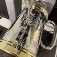 Wortley X Range Pewter And Brass Heavy One Pint Tankard