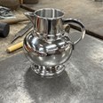 Two Pint Pewter Water Jug Beer Pitcher