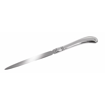 Cast Pewter And Stainless Steel Pistol Letter Opener Cast Pewter And Stainless Steel Pistol Letter Opener