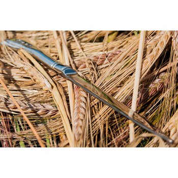Cast Pewter And Stainless Steel Pistol Letter Opener