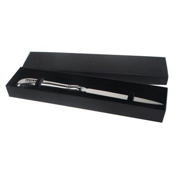 Cast Pewter And Stainless Steel Pistol Letter Opener