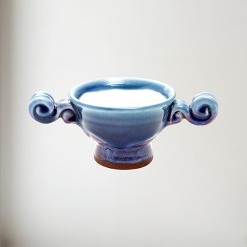 Highland Heather 3" Ceramic Quaich