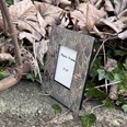 Leaf Pewter 2"X3" Mini Picture Frame Leaf Pewter 2"X3" Mini Picture Frame