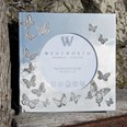 Butterfly Small Pewter 4"X4" Frame