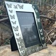 Butterfly Pewter 6"X4" Picture Frame