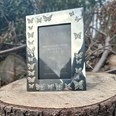 Butterfly Pewter 6"X4" Picture Frame