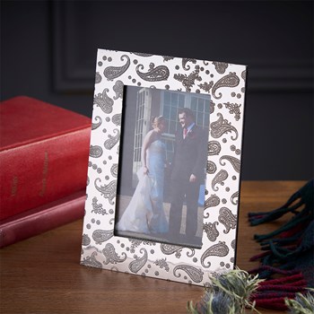Paisley Pewter 6"X4" Picture Frame