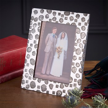 Charle Rennie Mackintosh Pewter 7"X5" Picture Frame