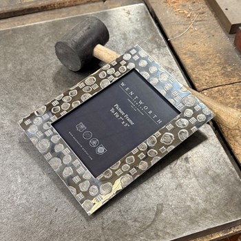 Large Charle Rennie Mackintosh Pewter 7"X5" Picture Frame