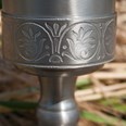 Medieval Antique Finish Pewter Goblet Medieval Antique Finish Pewter Goblet
