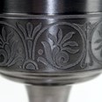 Medieval Antique Finish Pewter Goblet