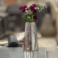 Ovals Pewter Budvase