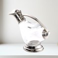 Pewter & glass duck decanter Pewter & glass duck decanter