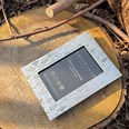 Small Leaf Pewter 6"X4" Picture Frame
