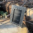 Small Leaf Pewter 6"X4" Picture Frame