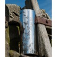 Butterfly Pattern Pewter Vase