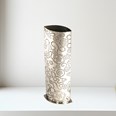 Medium Yorkshire Rose Pewter Vase
