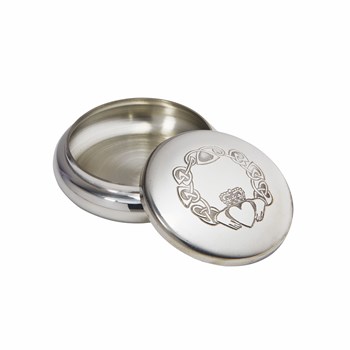 Claddagh Pewter Georgian Trinket Box Claddagh Pewter Georgian Trinket Box