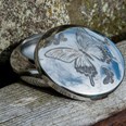 Butterfly Pewter Trinket Box Butterfly Pewter Trinket Box