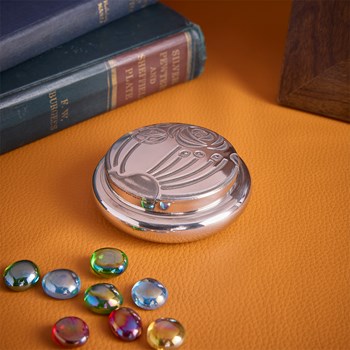 Charles Rennie Mackintosh Pewter Trinket Box