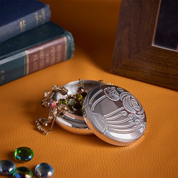 Charles Rennie Mackintosh Pewter Trinket Box