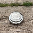 Paisley Round Pewter Trinket Box