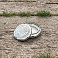 Paisley Round Pewter Trinket Box