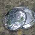 Retro Pewter Trinket Box