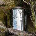 Butterfly Pewter Candle Votive