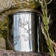 Butterfly Pewter Candle Votive