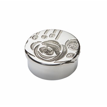 Charles Rennie Mackintosh Small Pewter Trinket Box